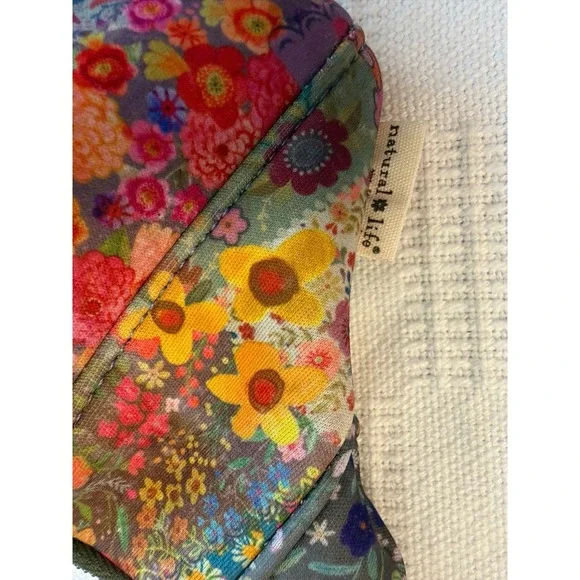 Natural Life Multicolor Floral Belt Bag Boho Festival Fanny Pack NWT Cross Body - Picture 5 of 7